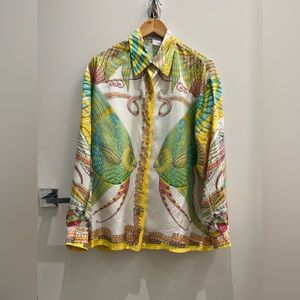 Vintage Silk Carlisle Blouse 80s